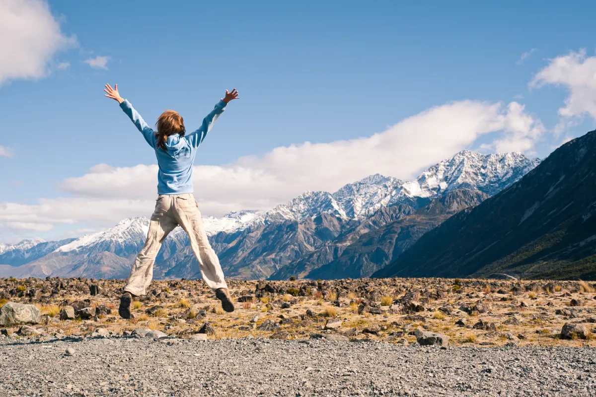 Aoraki/Mount Cook is New Zealand’s highest peak, towering at 3,724 metres (12,218 feet) in the Southern Alps.